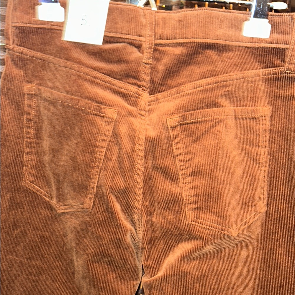 NWT BR Brown Corduroy Pants, size 28 - Picture 7 of 11